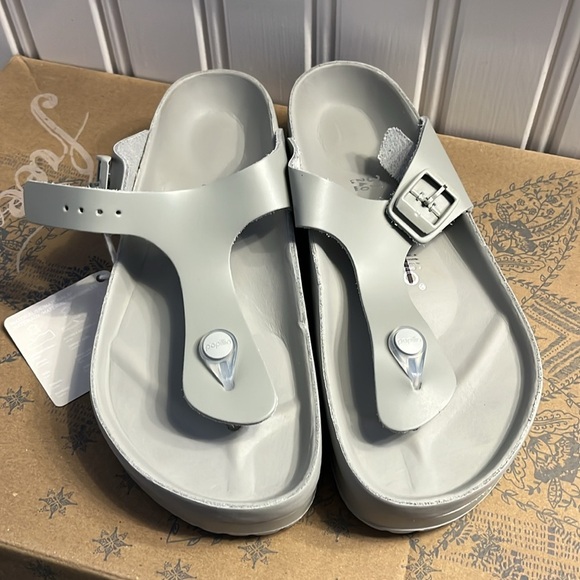 Birkenstock Gizeh Exquisite Platform Sandals Size 6 NWT - Picture 6 of 14